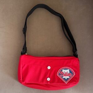 Red Phillies Shoulder Bag